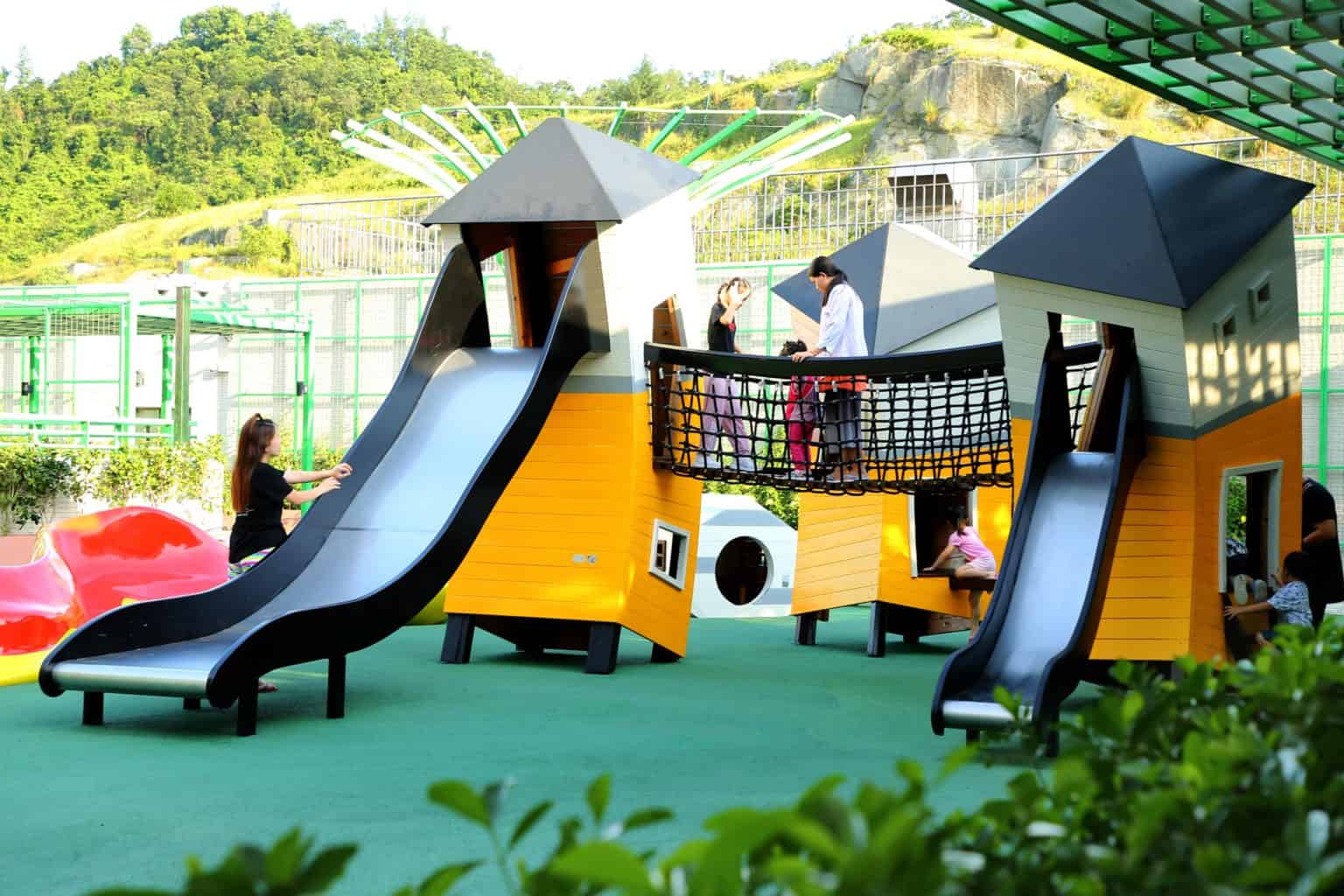Zona de Lazer no Terraço do Complexo Comunitário de Seac Pai Van